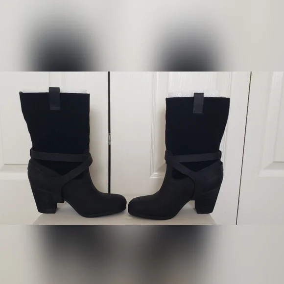 UNWORN Ralph Lauren Denim & Supply MATTIE Leather Boots - Picture 3 of 9